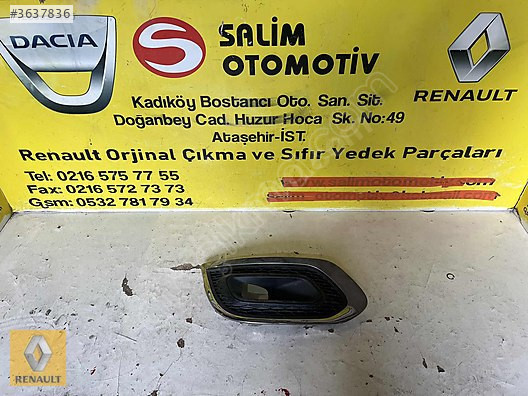 RENAULT KADJAR 2020 ÇIKMA ORJİNAL SOL SİS KAPAĞI VE DİĞER PARÇAL