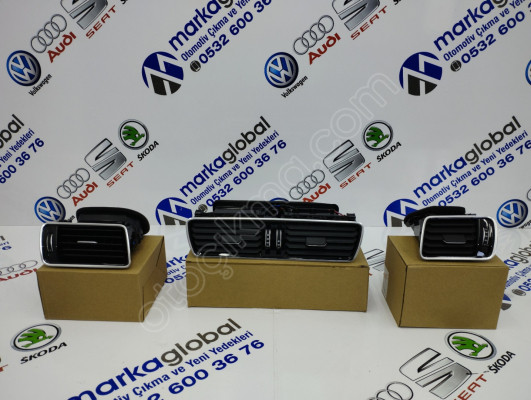 PASSAT B6/B7 CC UYUMLU PİANO BLACK SET HAVALANDIRMA