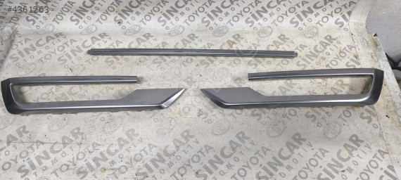 NİSSAN QASHQAİ J12 2024 2026 ARKA TAMPON NİKELAJ ÇIKMA ORJİNAL