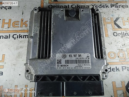 VW PASSAT MOTOR BEYNİ ECU ÇIKMA ORJİNAL 03L907309 * 03L 907 309