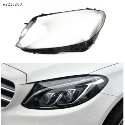 MERCEDES C W205 ÇİFT MERCEK SOL FAR CAMI SIFIR 2015-2018 UYU