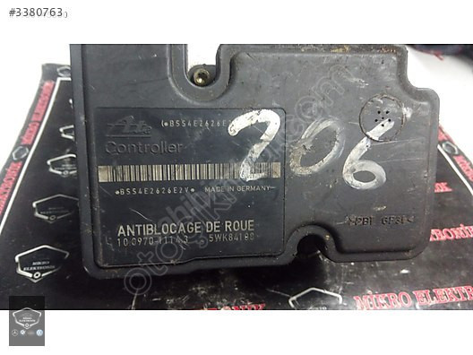 10.0970-1114.3 PEUGEOT 206 ABS BEYNİ