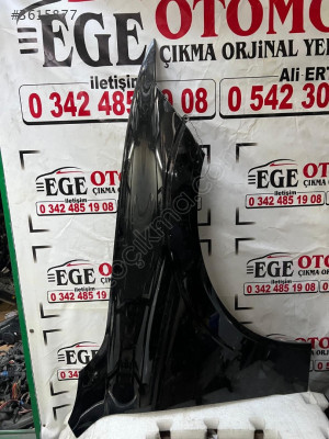 VOLVO S60 SİYAH SAĞ ÖN ÇAMURLUK ORJINAL BOYASIZ