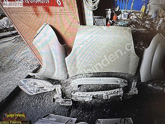 Fiat Doblo geniş aile kaput Çamurluk ön set