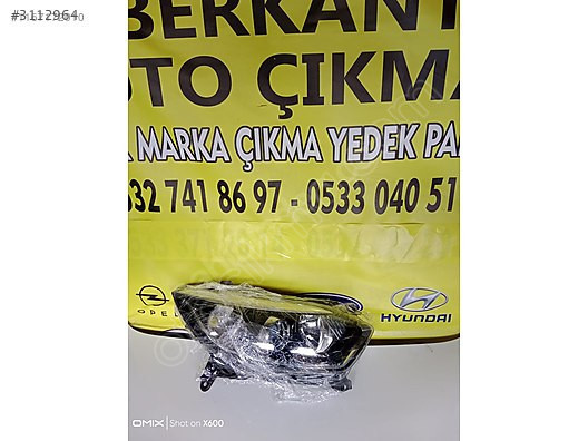Renault captur 2013-2017 model orijinal mercek nikalajlı sağ far