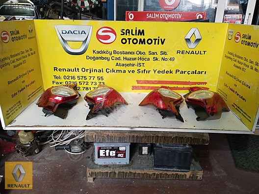 Orjinal Çıkma Dacia Lodgy Stop ve Yan Parçaları