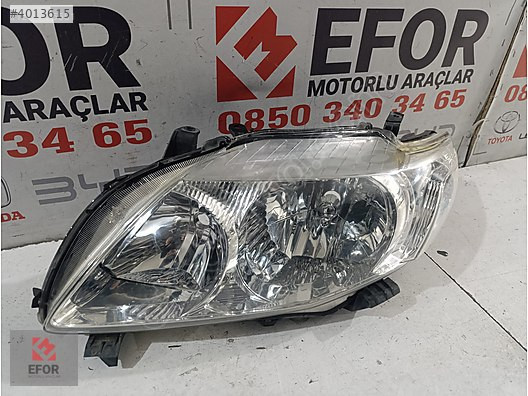 TOYOTA COROLLA SOL FAR ÇIKMA ORİJİNAL PARÇA 2007-2010