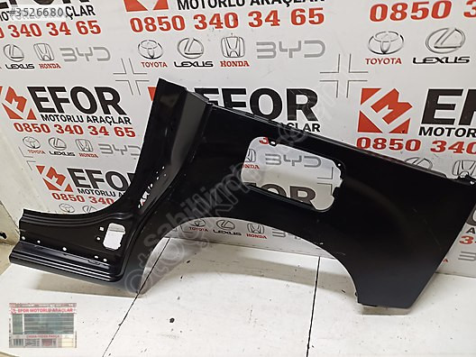 TOYOTA PROACE ORJİNAL SIFIR SOL ARKA ÇAMURLUK