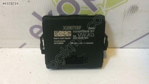 VOLKSWAGEN PASSAT 2015 2019 GATEWAY BEYNİ 3Q0907530F