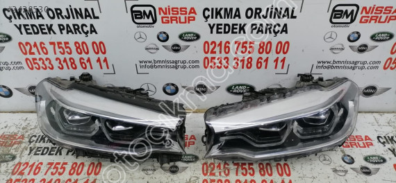 BMW G30 5 SERİSİ SAĞ SOL FAR ORJİNAL ÇIKMA YEDEK PARÇA