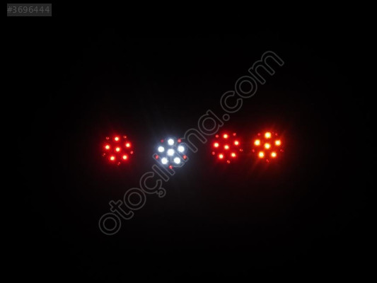 Tofaş Dogan Şahin,Şeffaf camlı stop içine led sistem takım stop