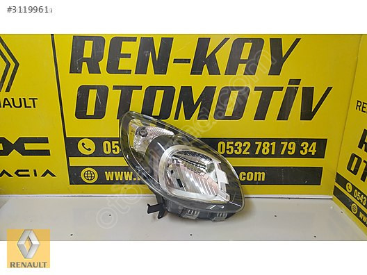 RENAULT KANGOO SAĞ SİYAH FAR 2013-2019 SIFIR RENKAY OTO KOCAELİ