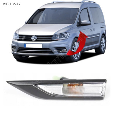 Vw Caddy Sol Çamurluk Sinyali Siyah 2015-2019 2K5949101