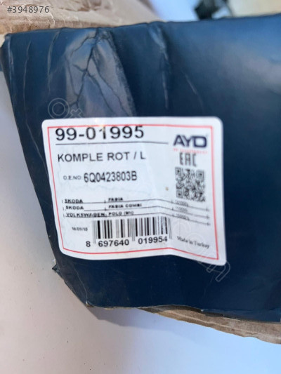 Skoda Fabia Komple Rot / L / 99-01995