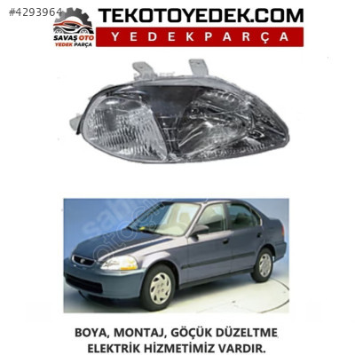 CİVİC SEDAN H.B ÖN FAR SAĞ SOL 1996 1997 1998 / KAMPANYA
