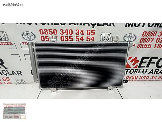 HONDA CIVIC ATM DİZEL SIFIR KLİM RADYATÖRÜ 2014+OEM80100-TGN-GC1