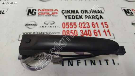 NİSSAN JUKE SOL ÖN KAPI KOLU ORJİNAL DÜĞMELİ 2011 2019