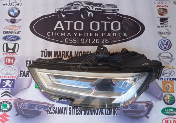 AUDI A3 MATRIX ORJINAL ÇIKMA SOL FAR