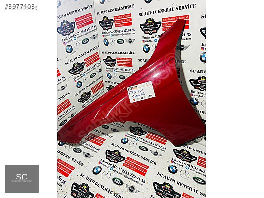BMW F30 KIRMIZI BOYASIZ SOL ÖN ÇAMURLUK - HATASIZ F30 ÇAMURLUK