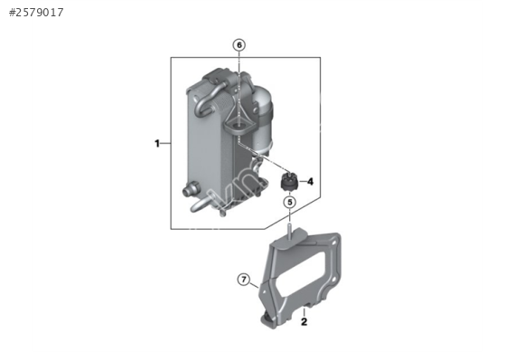 Bmw G30 520 530 Çıkma Orjinal Klima Tüpü 64506842989