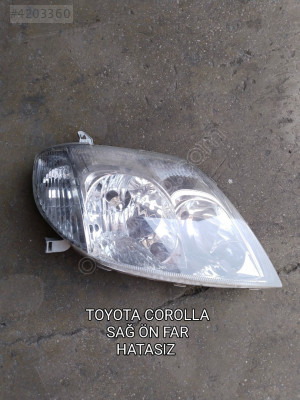TOYOTA COROLLA HATASIZ SAĞ ÖN FAR 2002-2006