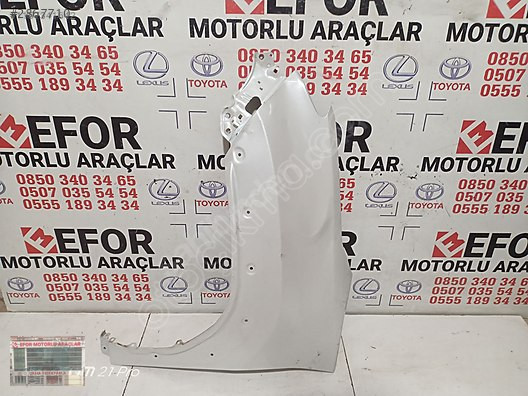 TOYOTA YARİS CROSS SOL ÖN ÇAMURLUK ÇIKMA ORİJİNAL PARÇA2021-2024