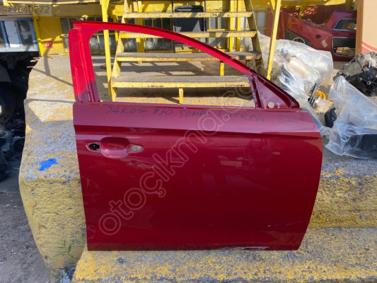 OPEL CORSA F SAĞ ÖN KAPI KIRMIZI LOKALLİK 9837705880 CANCAN OPEL