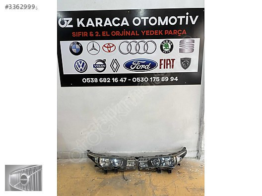 2013-2017 TOYOTA COROLLA ÇIKMA ORJİNAL TAKIM ÖN FAR