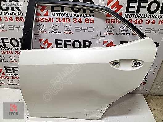 TOYOTA COROLLA SOL ARKA KAPI ÇIKMA ORİJİNAL PARÇA 2013-2018