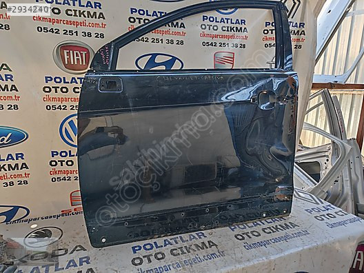 Chevrolet Captiva ön sol kapı Orjinal siyah