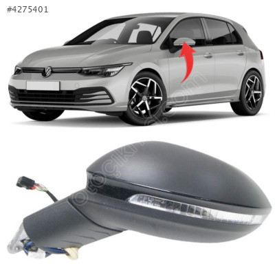 Golf8 Sol Ayna KatlanırHafızaAydınlatma 13Pin 20-24 5H1857507AF