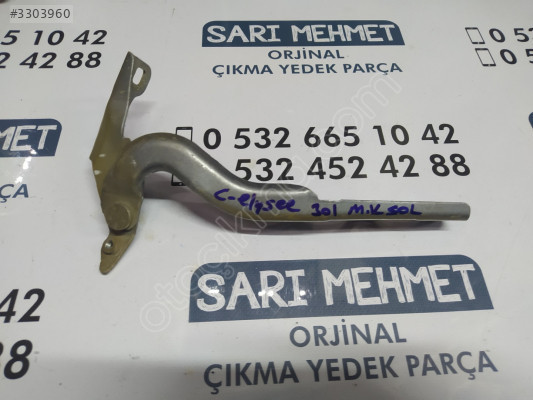 ÇIKMA CİTROEN C-ELYSEE PEUGEOT 301 MOTOR KAPUTU SOL MENTEŞESİ