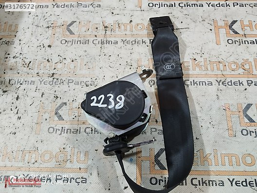 RENAULT FLUENCE ARKA EMNİYET KEMERİ 888400034R 0408218 3 38 6354