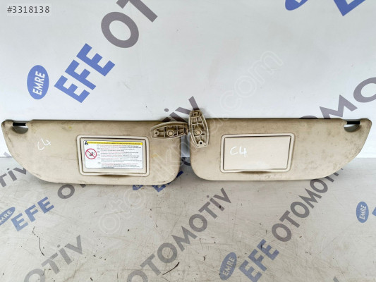 citroen c4 2009 sağ sol güneşlik (adet) (son fiyat)