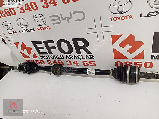 TOYOTA CHR SAĞ AKS KOMPLE ORJİNAL ÇIKMA YEDEK PARÇA 16-22