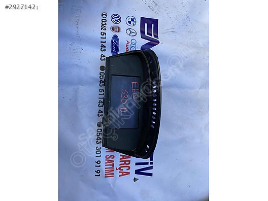BMW E60 530D bilgi ekranı EMR OTOMATİV