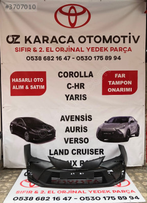 2019-2025 TOYOTA COROLLA SIFIR YAN SANAYİ ÖN TAMPON