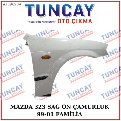 MAZDA 323 FAMİLİA SAĞ ÇAMURLUK 1999-2001 ÇIKMA PARÇA ORJİNAL