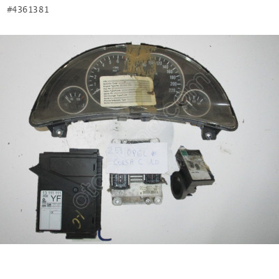 0261207960 55350551 Opel Corsa C Motor Beyni Komple Seti