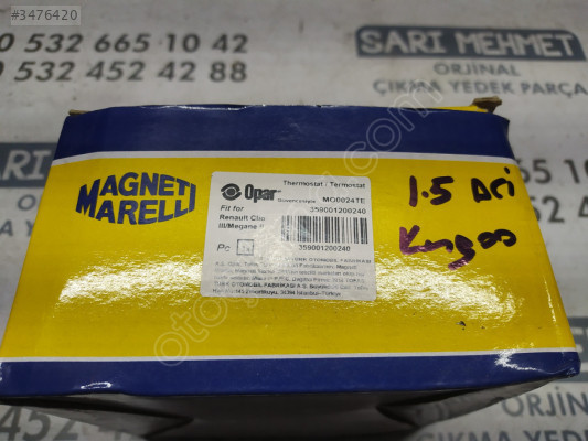 SIFIR RENAULT CLİO 3 MEGANE 2 KANGOO TERMOSTAT
