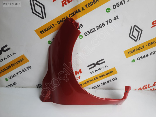 Clio 4 Sıfır Sağ Ön Çamurluk Alev Kırmızı 631000266R