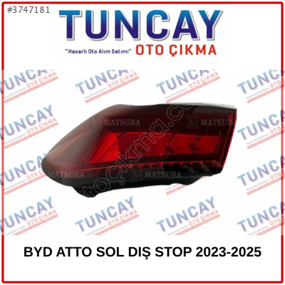 BYD ATTO SOL DIŞ STOP 2023-2025 YEDEK PARÇA