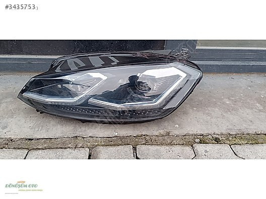 VOLKSWAGEN GOLF 7 5 ÇIKMA ORJİNAL SOL FAR TEK BEYİN