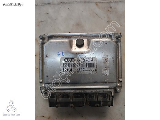 Audi A4 1.9 TDI Motor Beyni 038906019LJ - 0281011222