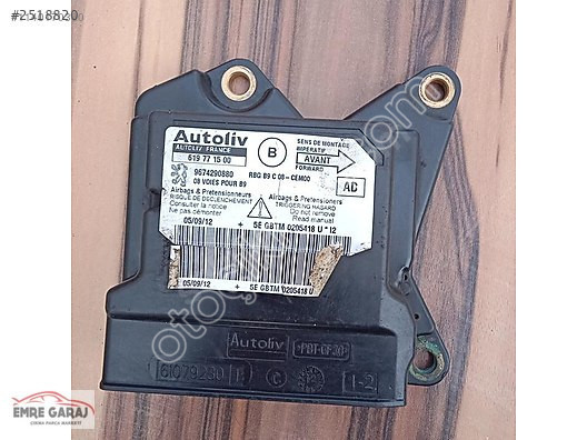 9674290880 Citroen Berlingo -- Partner Airbag Beyni