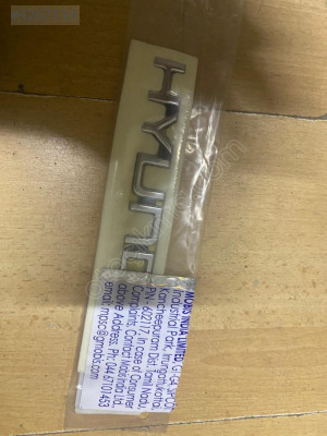 HYUNDAI i20 İX35 BAGAJ YAZISI 2008-2014 863102B500 ORİJİNAL