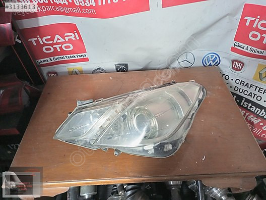 MERCEDES W207 KASA E COUPE XENON SOL FAR ORJİNAL ÇIKMA
