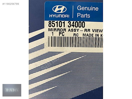 HYUNDAİ ACCENT - KİA RİO İÇ DİKİZ AYNASI 8510134000