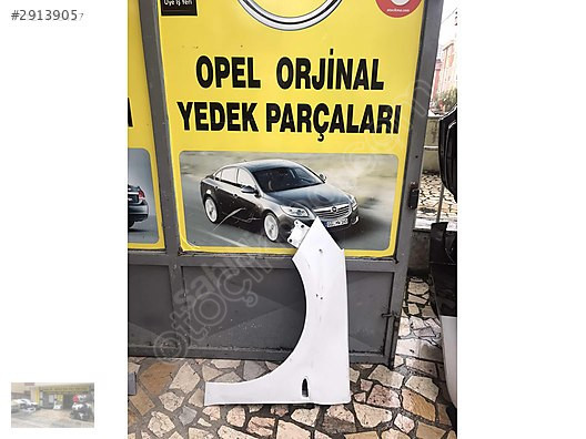 Opel astra k beyaz renk sol ön çamurluk ORJİNAL OTO OPEL