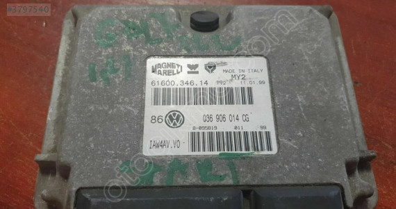VW Golf Mk4 1.4 16V Motor Beyni / 036906014CG / 036906014M / 036